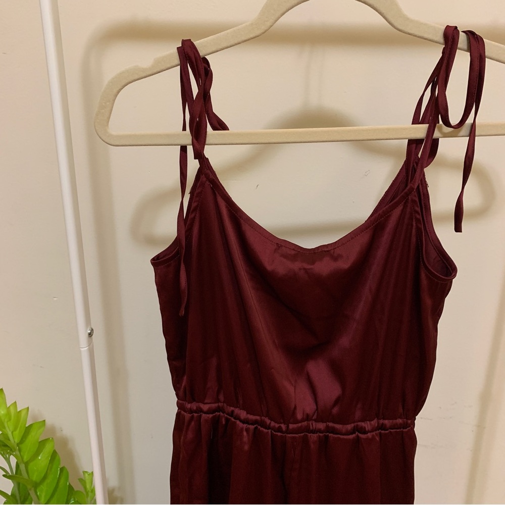 NWT Burgundy Romper - Picture 9 of 13